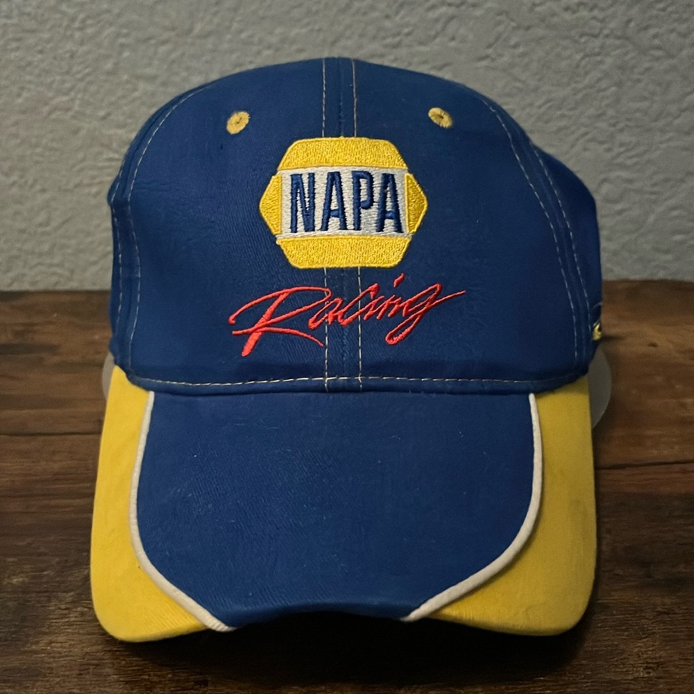 NAPA Racing Cap Hat Adult OS NASCAR Toyota #55 Michael Waltrip Adjustable Blue